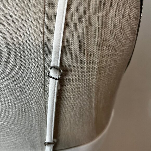 NWT ZARA White Corset Mini Dress Size Medium - Picture 8 of 11